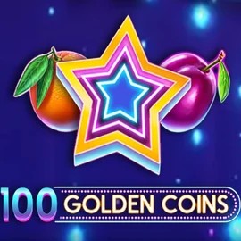 100 Golden Coins online game logo by Amusnet Interactive on coorgibet.com