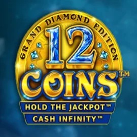 12 Coins Grand Diamond Edition online game logo by Wazdan on coorgibet.com
