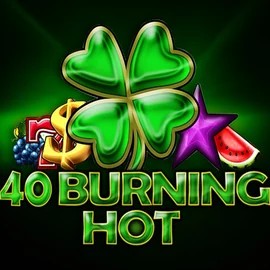 40 Burning Hot logo by Amusnet Interactive Corgibet Casino