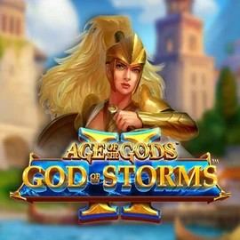Slots logo of Age Of The Gods: God Of Storms 2 from Playtech at Corgibet Casino
