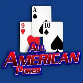 All American Poker slot visual from RTG (Reel Time Gaming) available on coorgibet.com