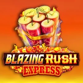 Blazing Rush Express online game logo by AreaVegas on coorgibet.com