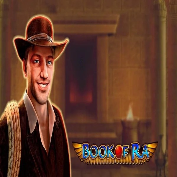 Official Slots logo: Book of Ra by Greentube at Corgibet Casino