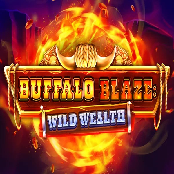 Buffalo Blaze Wild Wealth slot logo by OctoPlay at Corgibet Casino