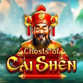 Chests of Cai Shen casino game by Pragmatic Play – featured logo at Corgibet Casino