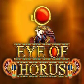 Eye of Horus online game logo by RTG (Reel Time Gaming) on coorgibet.com