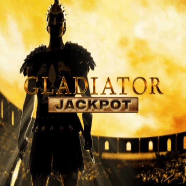 Gladiator Jackpot slot logo by Playtech at Corgibet Casino