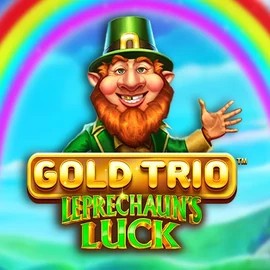 Gold Trio Leprechaun's Luck logo by Playtech Corgibet Casino