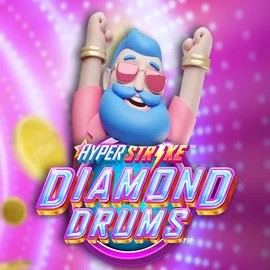 Hyper Strike Diamond Drums logo – Slots by Gameburger Studios at Corgibet Casino