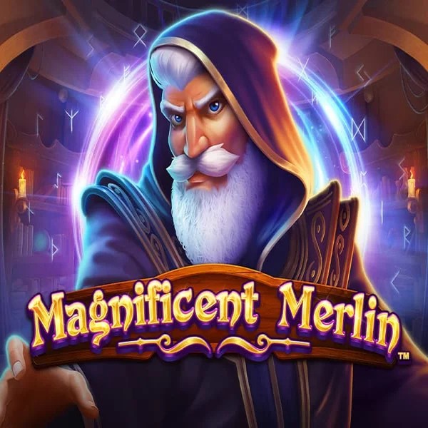 Official Slots logo: Magnificent Merlin by Greentube at Corgibet Casino
