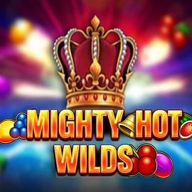 Mighty Hot Wilds logo by Inspired Gaming at Corgibet Casino