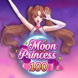 Slots logo of Moon Princess 100 from Play'n GO at Corgibet Casino