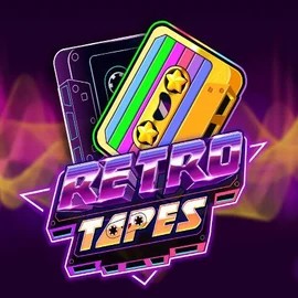 Retro Tapes logo by Push Gaming at Corgibet Casino