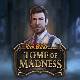 Tome of Madness slot logo by Play'n GO at Corgibet Casino