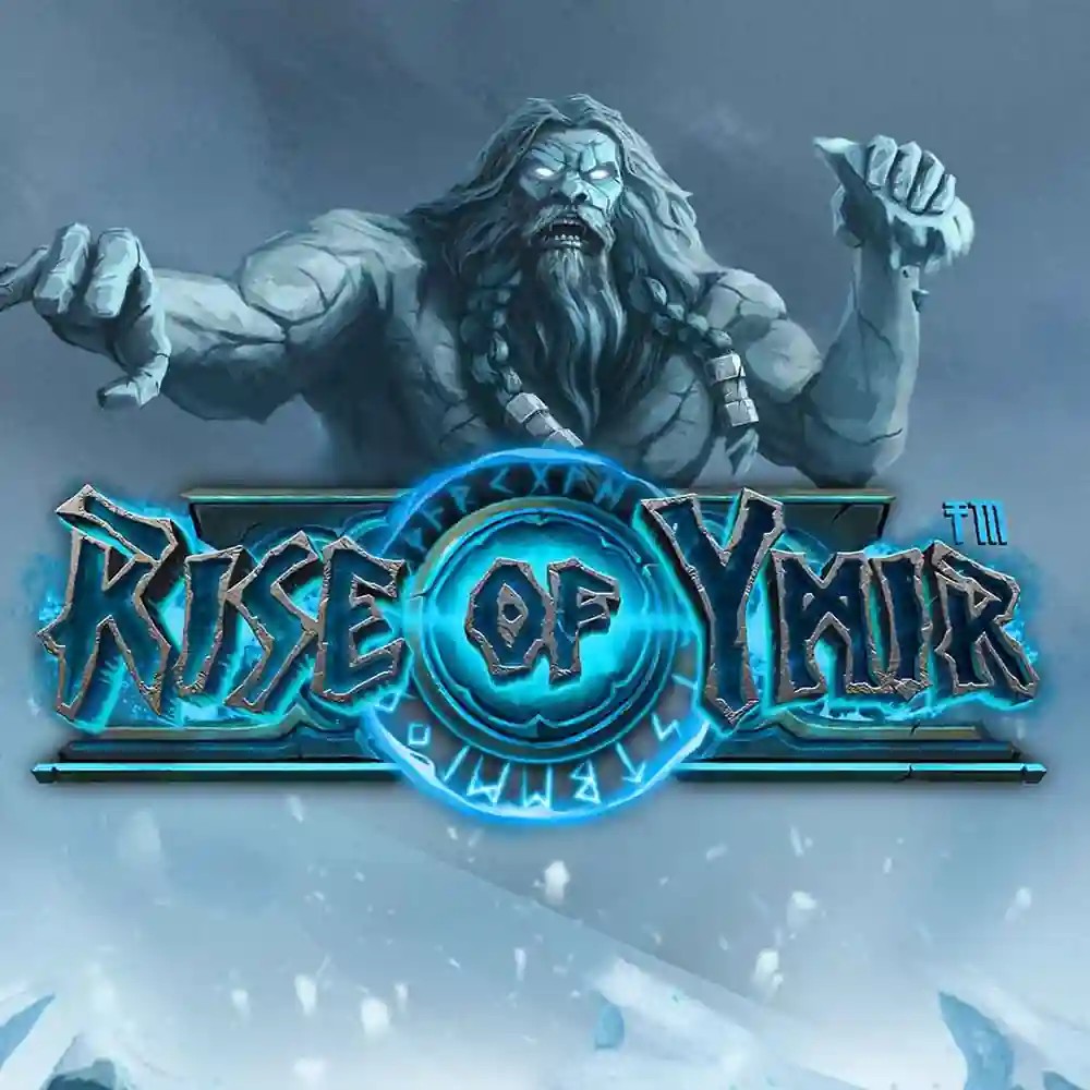 Slots logo of Rise of Ymir from Hacksaw Gaming at Corgibet Casino