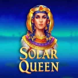 Solar Queen slot logo by Playson at Corgibet Casino