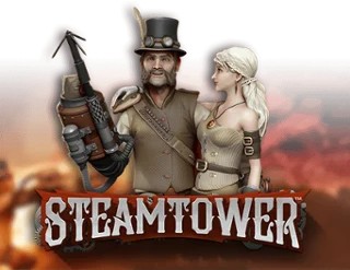 Slots logo of Steam Tower Slot from NetEnt at Corgibet Casino
