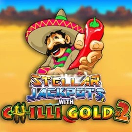 Stellar Jackpots with Chilli Gold x2 logo – Jackpots by Lightning Box Game at Corgibet Casino