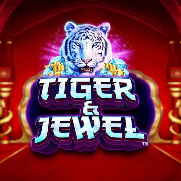 Official Slots logo: Tiger and Jewel by Greentube at Corgibet Casino