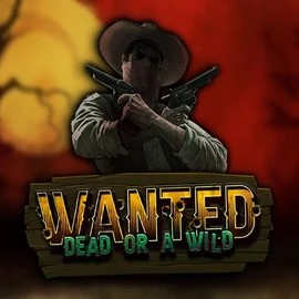 Official Slots logo: Wanted Dead or a Wild by Hacksaw Gaming at Corgibet Casino