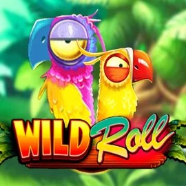 Wild Roll slot logo by Playtech at Corgibet Casino